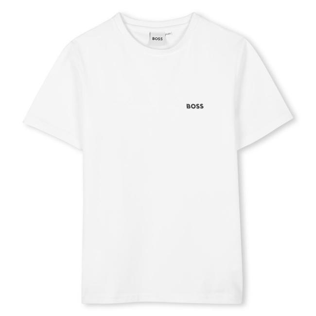 Picture of BOSS Boys 2 X Short Sleeve T-Shirts - Pale Blue & White