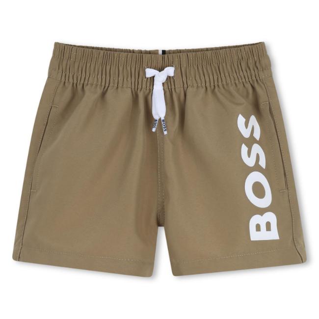 Picture of BOSS Toddler Boys Classic Swim Shorts - Dark Stone