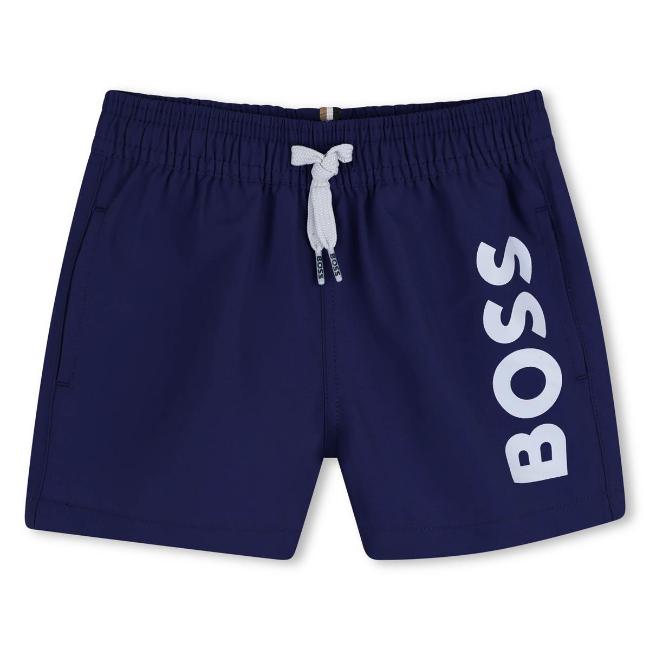 Picture of BOSS Toddler Boys Classic Swim Shorts - Navy Blue