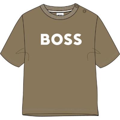 Picture of BOSS Toddler Boys Short Sleeve T-Shirt - Dark Stone