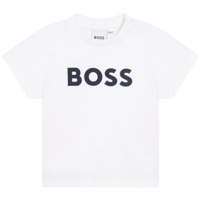 Picture of BOSS Toddler Boys Short Sleeve T-Shirt - White