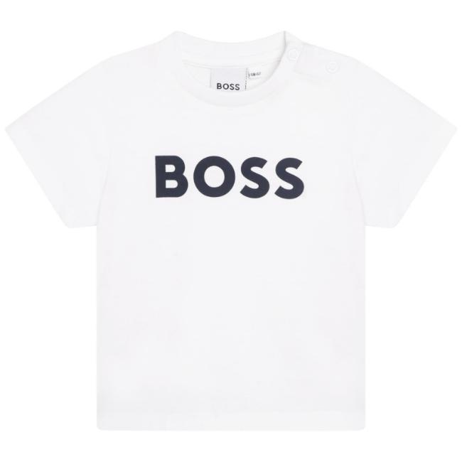 Picture of BOSS Toddler Boys Short Sleeve T-Shirt - White