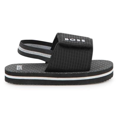 Picture of BOSS Toddler Boys Logo Aqua Slide Sandals - Black