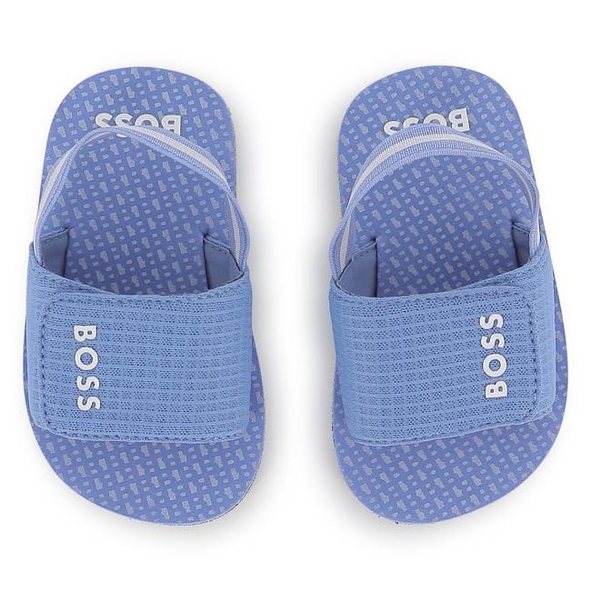 Picture of BOSS Toddler Boys Logo Aqua Slide Sandals - Lavender Blue