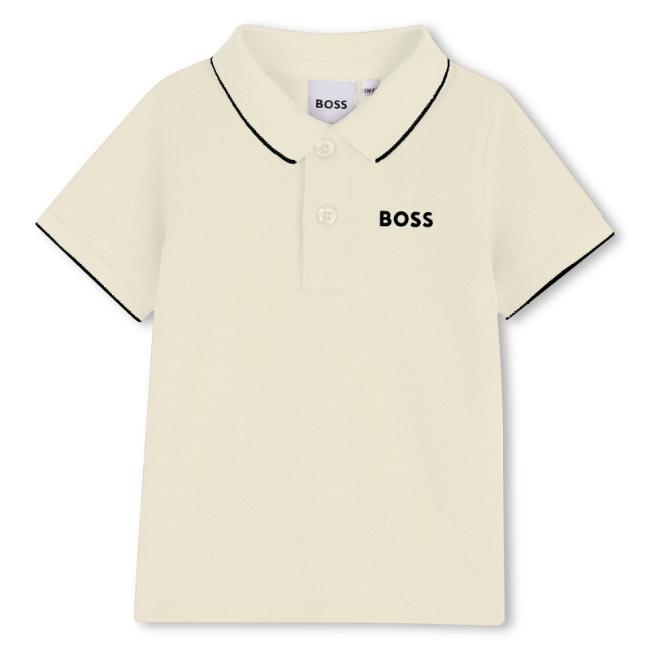 Picture of BOSS Toddler Boys Short Sleeve Polo - Sand