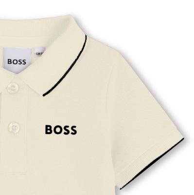 Picture of BOSS Toddler Boys Short Sleeve Polo - Sand