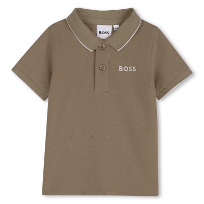 Picture of BOSS Toddler Boys Short Sleeve Polo - Dark Stone