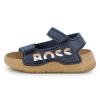 Picture of BOSS Toddler Boys Easy On Double Strap Logo Aqua Slide Sandals - Blue