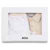 Picture of BOSS Baby Boys Polo & Shorts Gift Box Set X 2  - White Sand