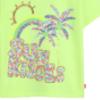 Picture of Billie Blush Girls Sun Kisses Top & Heart Denims Set x 2 -  Lime Fluo Multi