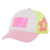 Picture of Billie Blush Girls Sequin Star Sun Cap - Pink Lime Multi