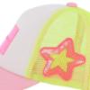 Picture of Billie Blush Girls Sequin Star Sun Cap - Pink Lime Multi