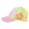 Picture of Billie Blush Girls Sequin Star Sun Cap - Pink Lime Multi