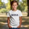 Picture of BOSS Boys Short Sleeve T-Shirt - White