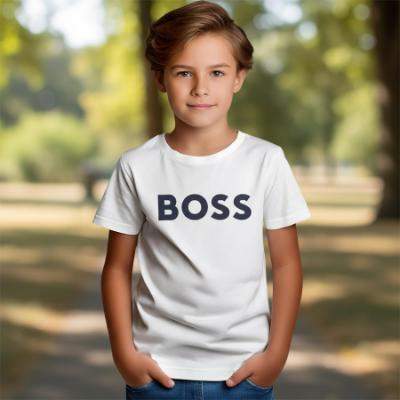 Picture of BOSS Boys Short Sleeve T-Shirt - White