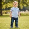 Picture of BOSS Toddler Boys Short Sleeve Polo - Pale Blue