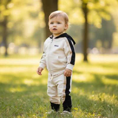 Picture of BOSS Toddler Boys Hooded Tracksuit Set X 2 - Sand