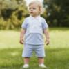 Picture of BOSS Baby Boys Polo & Shorts Gift Box Set X 2  - Pale Blue