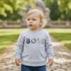 Picture of BOSS Toddler Boys Gradient Logo Sweatshirt - Pale Blue
