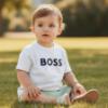 Picture of BOSS Toddler Boys Short Sleeve T-Shirt - White