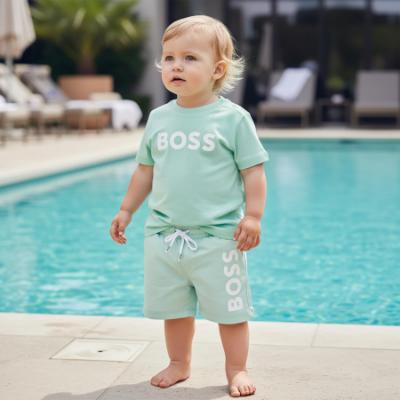 Picture of BOSS Toddler Boys Classic Swim Shorts - Sprout Green