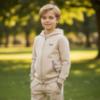 Picture of BOSS Boys Mini Me Hooded Tracksuit Set X 2 - Sand