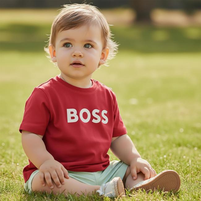 Picture of BOSS Toddler Boys Short Sleeve T-Shirt - Grenade Red