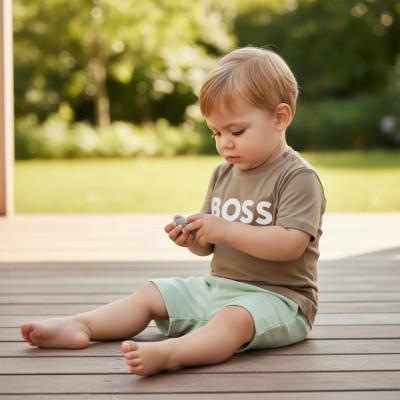 Picture of BOSS Toddler Boys Short Sleeve T-Shirt - Green