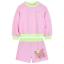 Picture of Billie Blush Girls Summer Girl Sequin Sweatshirt & Shorts Set x 2 - Pink Neon Multi