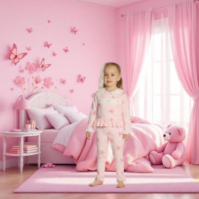 Picture of Beau KiD Girls Smocked Pyjamas Set X 2 - Pink