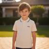 Picture of BOSS Boys Short Sleeve Polo - Sand