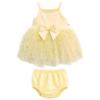 Picture of Caramelo Kids Toddler Girls Summer Occasion Strappy Party Dress - Lemon