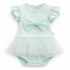 Picture of Caramelo Kids Baby Girls Summer Tulle Bow Romper - Mint Green