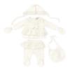 Picture of Caramelo Kids Baby Girls Summer 5 Piece Frill Lace Set - Ivory