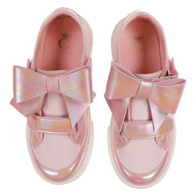 Picture of Caramelo Kids Girls Mixed Bow Trainer - Pink