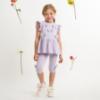 Picture of Caramelo Kids Girls Summer Bow Tunic & Legging Set - Lilac