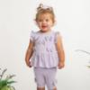 Picture of Caramelo Kids Baby Girls Summer Bow Tunic & Legging Set - Lilac