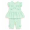 Picture of Caramelo Kids Baby Girls Summer Bow Tunic & Legging Set - Mint