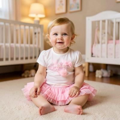 Picture of Caramelo Kids Baby Girls Summer Perfume Body & Skirt Set - Pink