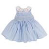 Picture of Beau KiD Girls Summer Smocked Bodice Sleeveless Dress - Sky Blue