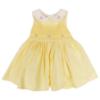 Picture of Beau KiD Girls Summer Smocked Bodice Sleeveless Dress - Lemon