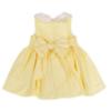 Picture of Beau KiD Girls Summer Smocked Bodice Sleeveless Dress - Lemon