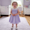 Picture of Beau KiD Girls Summer Smocked Bodice Sleeveless Dress - Lilac