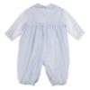Picture of Sarah Louise Baby Boys Smocked Bodice Romper - Pale Blue