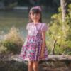 Picture of Rochy Summer Girls Cherry Gingham Dress & Scrunchie Set X 2 - Pink Fuschia