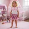Picture of Rochy Summer Girls Cherry Gingham Jam Pant Set X 2 - White Pink