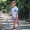 Picture of Rochy Summer Boys Cherry Gingham T-shirt & Swim Shorts Set X 2 - White Green