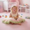 Picture of Beau KiD Girls Tulle Tutu Dress - Cream Multi