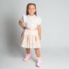 Picture of Beau KiD Girls Teddy Skirt & Blouse Set x 2 - White Pink Multi
