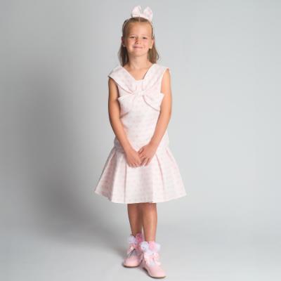 Picture of Beau KiD Girls Heart Print Skirt Top & Headband Set x 3 - Pink